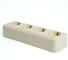4-местная розетка STEKKER с заземляющим контактом, 250В, 16А, IP20, PST16-61-20 (RA 16-466-БЖ), слоновая кость 49052 2