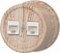 Розетка Bironi rj45 информационная двойная, пластик, цвет карельская сосна B1-302-13 1