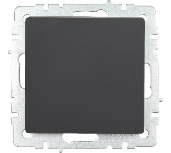 1-клавишный выключатель IEK Brite самовозвратный 10а вс10-1-4-брг графит BR-V14-0-10-K53