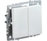 2-клавишный выключатель IEK Brite 10а вс10-2-0-брж жемчуг BR-V20-0-10-K36 1