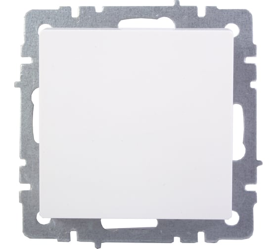 1-клавишный выключатель IEK Brite 10а в сборе вср10-1-0-брб белый BR-V10-0-10-K01-F