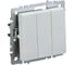 3-клавишный выключатель IEK Brite 10а вс10-3-0-брж жемчуг BR-V30-0-10-K36 1