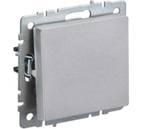 Проходной 1-клавишный выключатель IEK Brite 10а вс10-1-6-бра алюминий BR-V12-0-10-K47