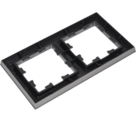 2-местная рамка IEK Brite ру-2-брс сталь BR-M22-K46
