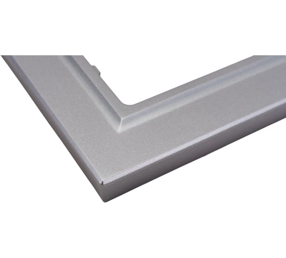 1-местная рамка IEK Brite ру-1-брс сталь BR-M12-K46