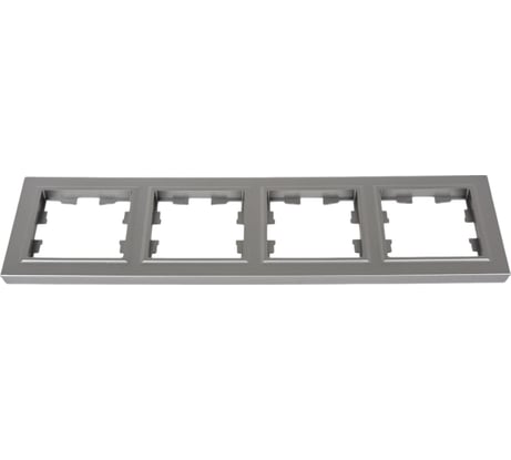 4-местная рамка IEK Brite ру-4-брс сталь BR-M42-K46