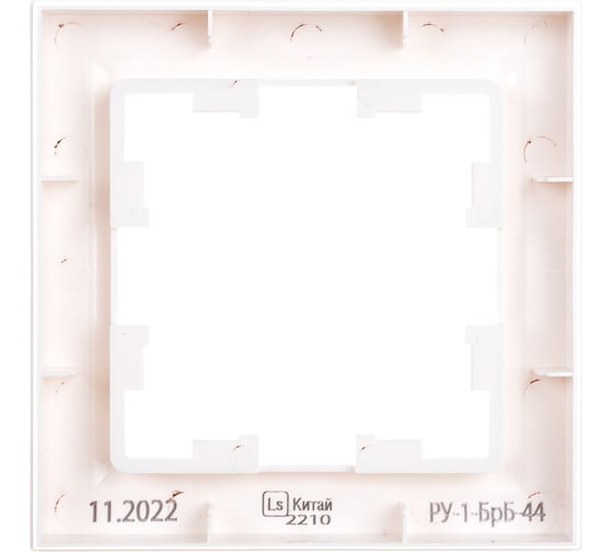 1-местная рамка IEK Brite ip44 ру-1-брб-44 белый BR-M12-44-K01