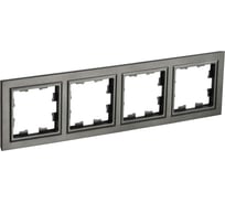 4-местная рамка IEK Brite ру-4-бртб темная бронза BR-M42-K45