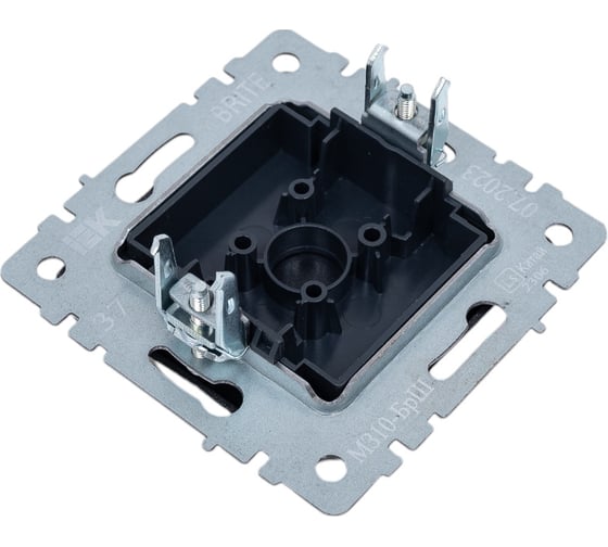 Заглушка с суппортом IEK Brite мз10-брш шампань BR-PL10-K37