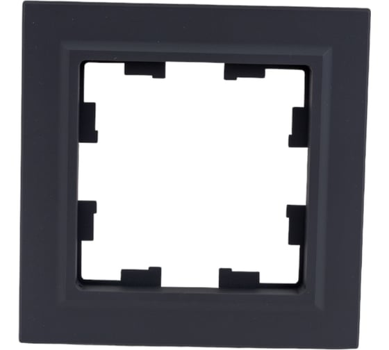 1-местная рамка IEK Brite ip44 ру-1-брг-44 графит BR-M12-44-K53 1
