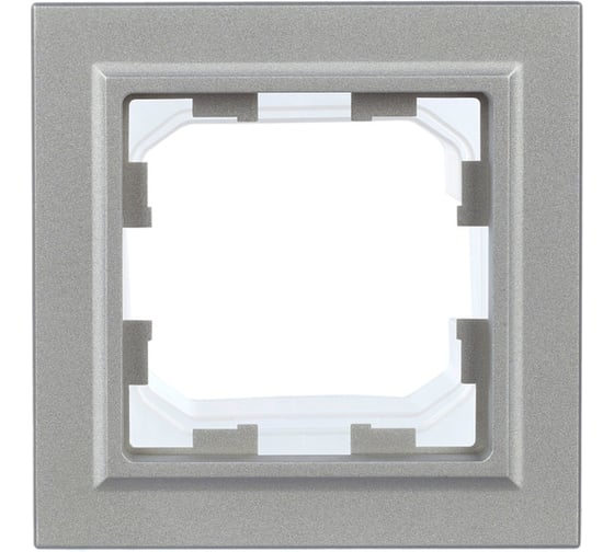 1-местная рамка IEK Brite ip44 ру-1-бра-44 алюминий BR-M12-44-K47
