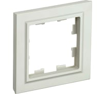 1-местная рамка IEK Brite ру-1-бркр бежевый BR-M12-K10