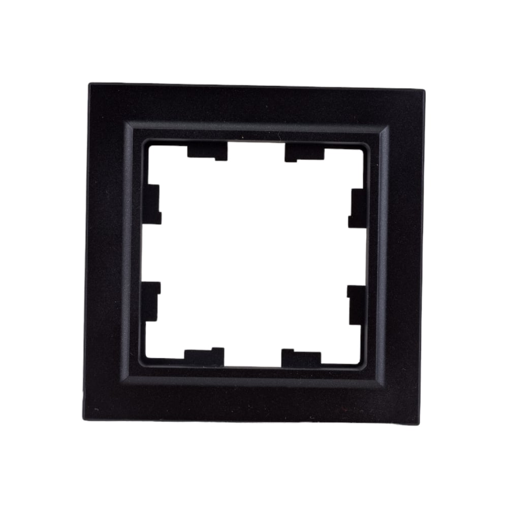 1-местная рамка IEK Brite ip44 ру-1-брч-44 черный BR-M12-44-K02 ...