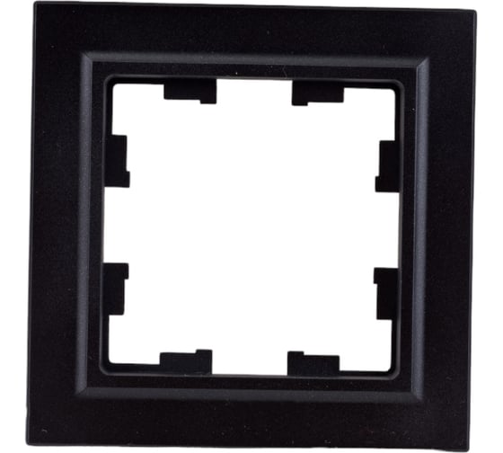 1-местная рамка IEK Brite ip44 ру-1-брч-44 черный BR-M12-44-K02 ...