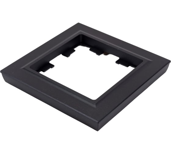 1-местная рамка IEK Brite ip44 ру-1-брч-44 черный BR-M12-44-K02