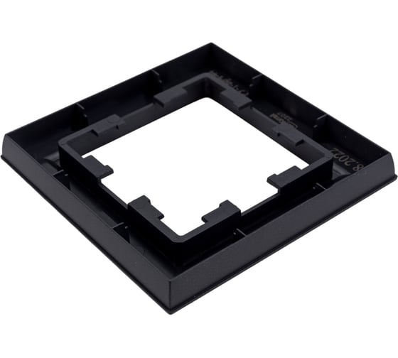 1-местная рамка IEK Brite ip44 ру-1-брч-44 черный BR-M12-44-K02