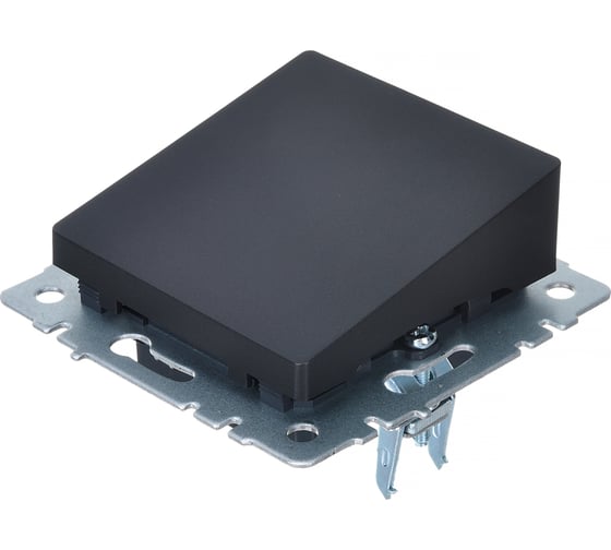 Вывод кабеля IEK Brite мв10-брч черный BR-VK10-0-K02