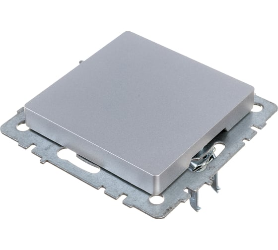 Заглушка с суппортом IEK Brite мз10-бра алюминий BR-PL10-K47 1