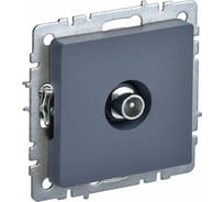 TV розетка IEK Brite проходная ртв10-0-брм маренго BR-A10-P-K35