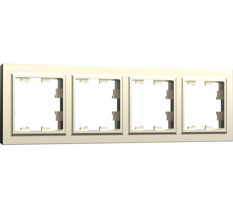 4-местная рамка IEK Brite ру-4-брш шампань BR-M42-K37