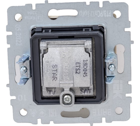 Двойная розетка IEK Brite tv+sat ртв/рсп12-бркр бежевый BR-AF20-O-K10
