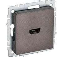 Розетка hdmi IEK Brite рhdmi-0-бртб темная бронза BR-H10-K45