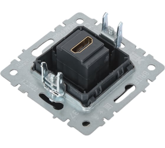 Розетка hdmi IEK Brite рhdmi-0-брш шампань BR-H10-K37