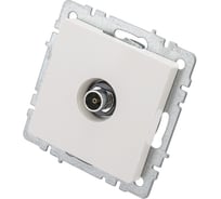 Оконечная розетка TV IEK Brite ртв11-0-брб белый BR-A10-O-K01