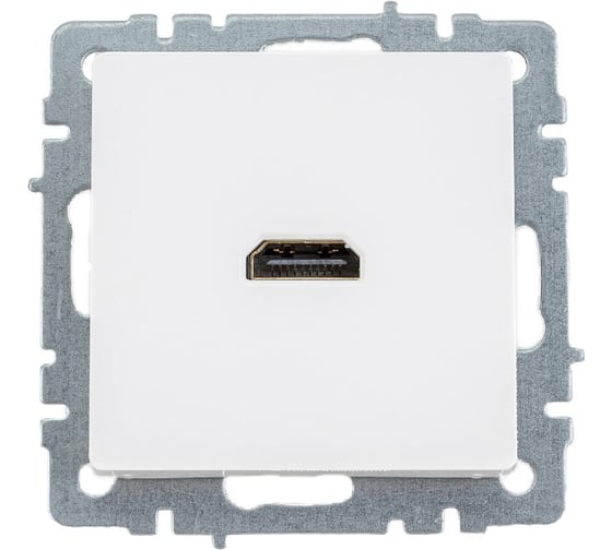 Розетка hdmi IEK Brite рhdmi-0-брб белый BR-H10-K01