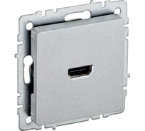 Розетка hdmi IEK Brite рhdmi-0-бра алюминий BR-H10-K47