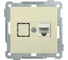 Компьютерная розетка IEK Bolero рк11-1-б rj45, категория 6, кремовый EKB16-01-K33 1