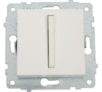 Механизм 1-клавишного выключателя OVIVO узкая клавиша, белый, 610-000201-200