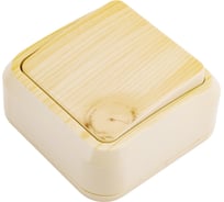 1 клавишный выключатель открытой установки МПО Электротехника 1522