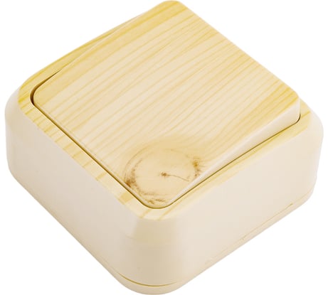 1 клавишный выключатель открытой установки МПО Электротехника 1522