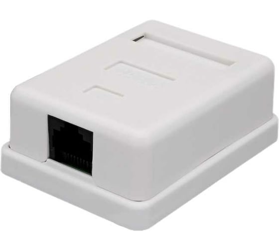 Компьютерная розетка SUPRLAN 8P8C (RJ-45), UTP, 6, 1 порт 10-0355