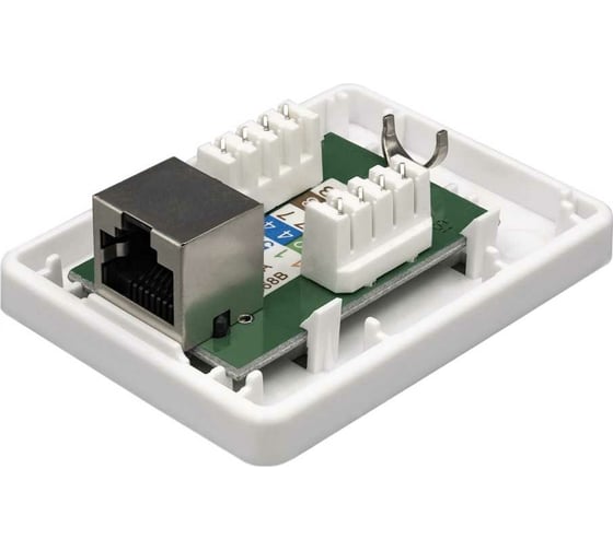 Компьютерная розетка SUPRLAN 8P8C (RJ-45), FTP, 6, 1 порт 10-0352
