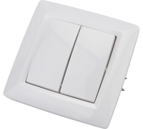 Выключатель скрытой установки ООО МПО Электротехника 2 клавишный 1486