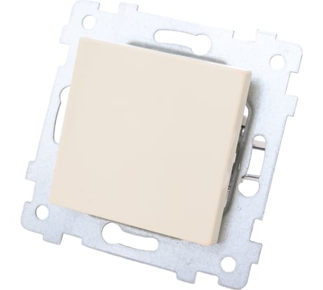 Механизм одноклавишного выключателя скрытой установки Кунцево-Электро Аксиома С110-447 слоновая кость 122007
