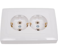 Розетка скрытой ООО МПО Электротехника 2 мест. С з/к 2747