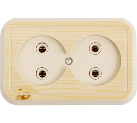 Розетка открытой установки ООО МПО Электротехника 2 мест. 2788