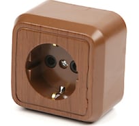 Розетка открытой установки ООО МПО Электротехника 1 мест. с з/к 2795