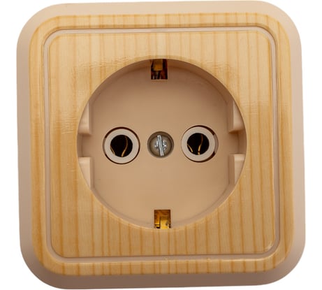 Розетка открытой установки ООО МПО Электротехника 1 мест. с з/к 2787