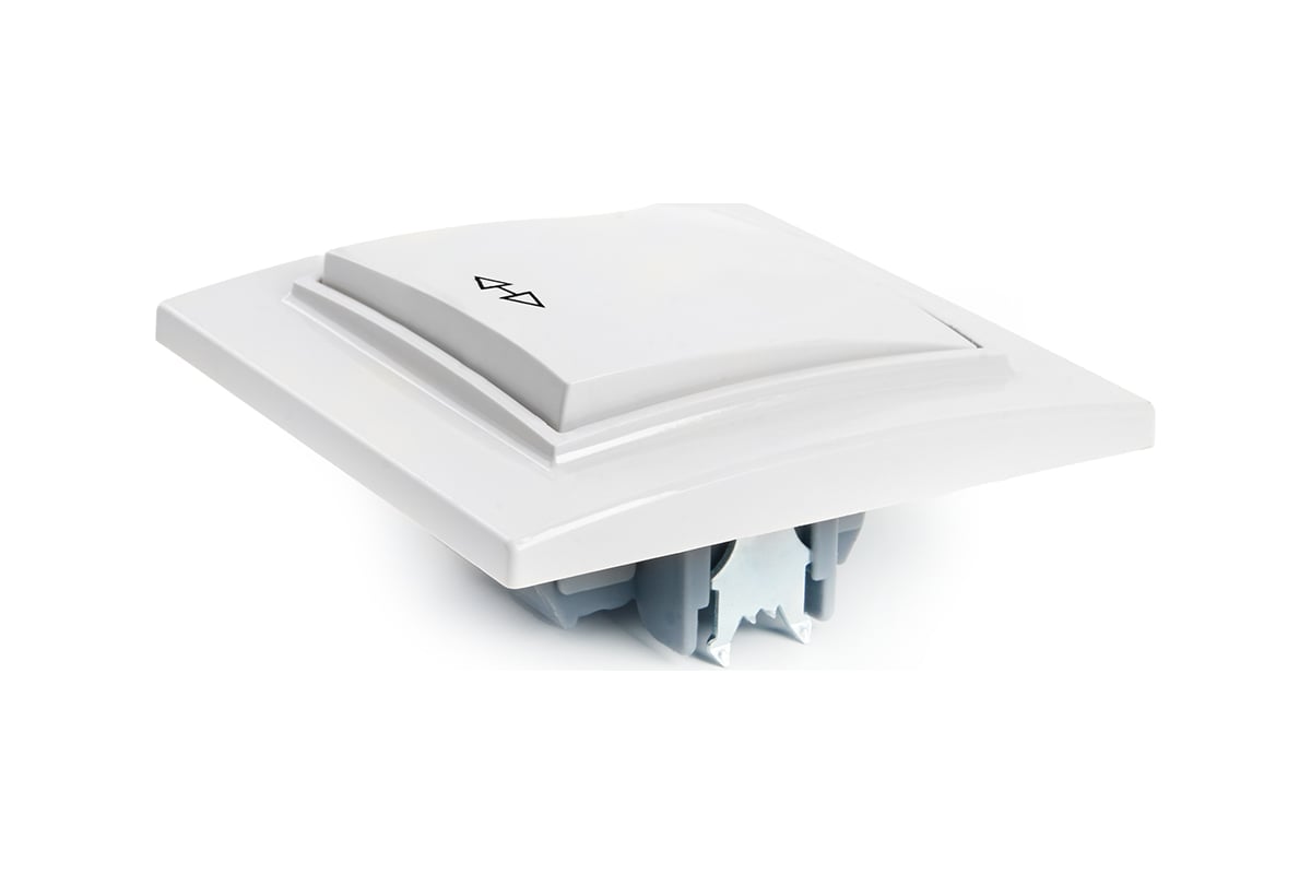 Перекрестный переключатель STEKKER 1-клавишный psw10-9009-01, 250в, 10а ...