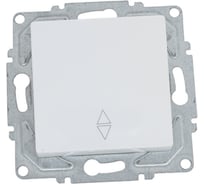 1-клавишный переключатель GUNSAN Eqona белый 16401100-250107