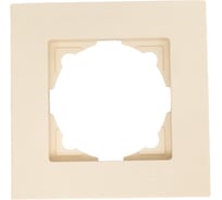 Рамка GUNSAN 1 пост Eqona крем 16401200-000140