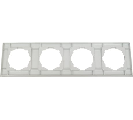 Рамка GUNSAN 4 поста Eqona белый 16401100-000145