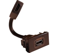 Розетка Legrand HDMI - Mosaic - 1 модуль - черная 079368