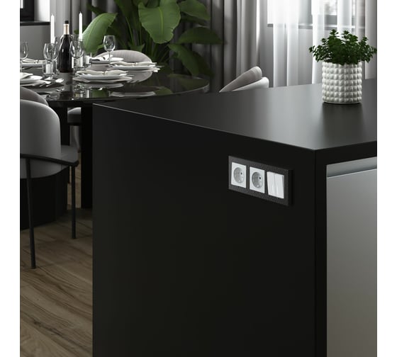 Двухклавишный выключатель WERKEL W1120161 с подсветкой белый матовый a059273