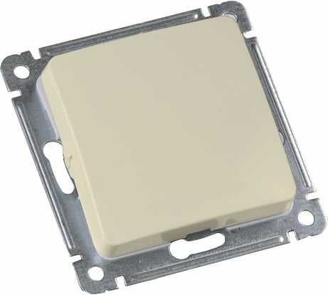 Механизм одноклавишного выключателя HEGEL слоновая кость ВС10-411-01