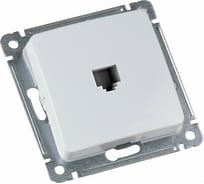 Механизм компьютерной розетки HEGEL белый РСК-400